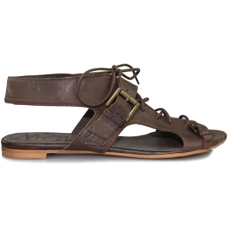 VIENTY SANDALIA BLUCHER  MARRON