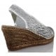 AEDO ZAPATO ESPARTO  GRIS