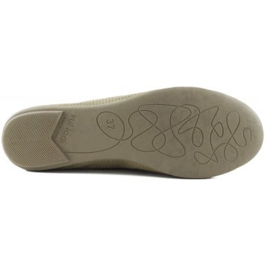 VULLADI SERRAJE MANOLETINAS COMODAS MUJER  BEIGE