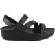 FITFLOP CRYSTALL Z STRAP SANDAL  NEGRO