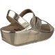 FITFLOP CRYSTALL Z STRAP SANDAL  ROSE GOLD