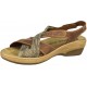 INTERBIOS SANDALIA PLANTILLA EXTRAIBLE  MARRON