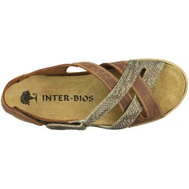 INTERBIOS SANDALIA PLANTILLA EXTRAIBLE  MARRON