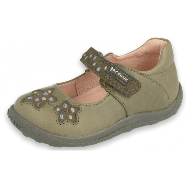 GARVALIN BAILARINA BEBE VELCRO GRIS