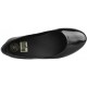 FITFLOP PATENT SUPERBALLERINA  BLACK