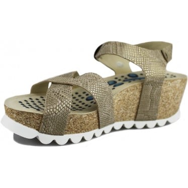 SIETE LUNAS SANDALIA COMODA MASAJE  BEIGE