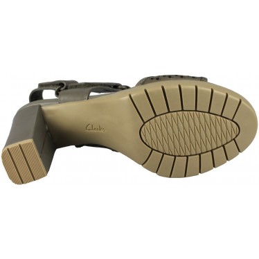 CLARKS PASTINA ESTATE SANDALIA COMODA  VERDE