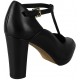 CLARKS KENDRA DAISY LEATHER  BLACK