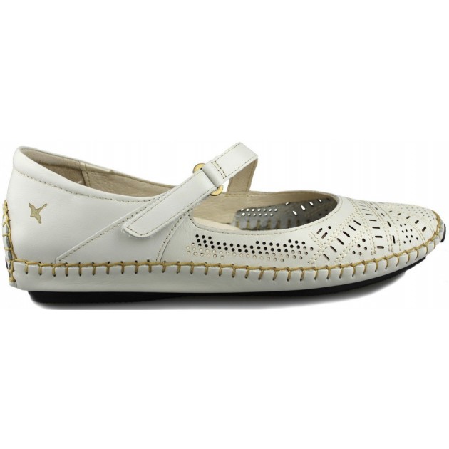 PIKOLINOS JEREZ MANOLETINAS MUJER COMODAS BLANCO