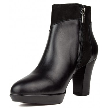 BOTINES TACÓN CALLAGHAN GALÁCTICA W  NEGRO