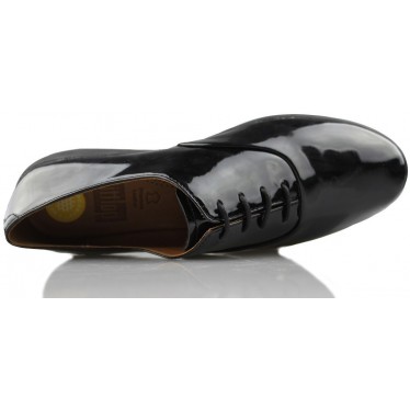 FITFLOP F-POP OXFORD ZAPATO MUJER COMODO  NEGRO