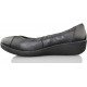 FITFLOP BALLERINA PIEL BAILARINA COMODA DE MUJER  NEGRO
