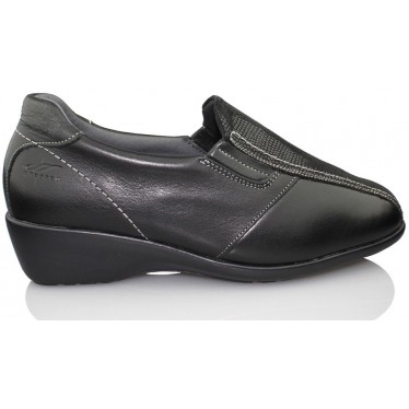 ZAPATO DTORRES TURIN ANCHO ESPECIAL  NEGRO