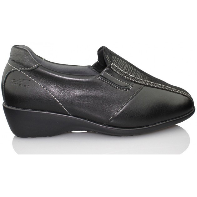 ZAPATO DTORRES TURIN ANCHO ESPECIAL  NEGRO