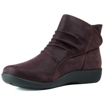 BOTINES CLARKS SILLIAN SWAY W  GRANATE