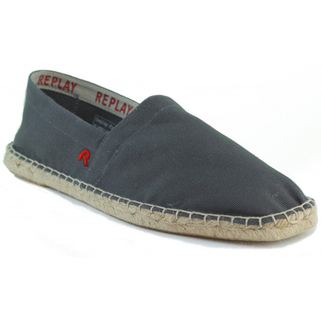 REPLAY ALPARGATA COMODA PARA HOMBRE ANATOMICA NEGRO