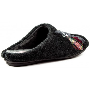 VULLADI CAS ZAPATILLAS A DORMIR CANSINOS  NEGRO