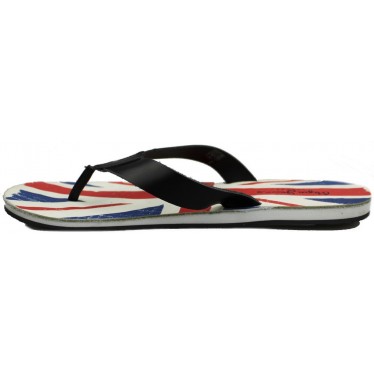 PEPE JEANS MAN THONG LEATHER FLIP FLOP  NEGRO