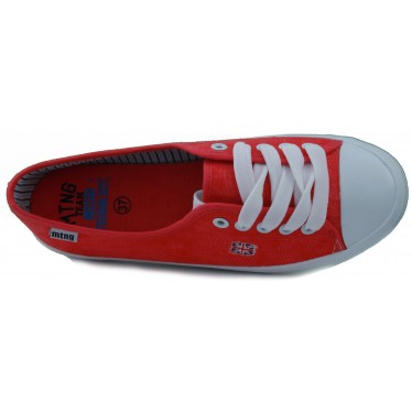 MUSTANG CANVAS ZAPATILLA LONA CHICA  ROJO