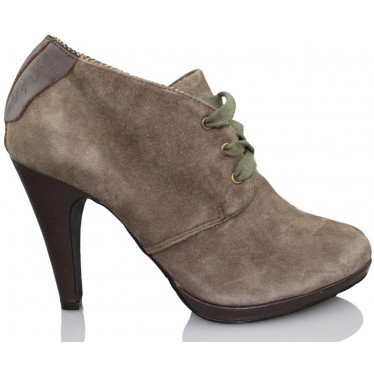 PEPE JEANS BROWN HI HEEL MARRON