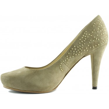 CAFè NOIR ZAPATO TACON MUJER  TAN