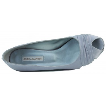 ANGEL ALARCON RASO ZAPATO DE TACON  PLATA