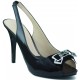 GUESS ZAPATO TALON ABIERTO MUJER  NEGRO