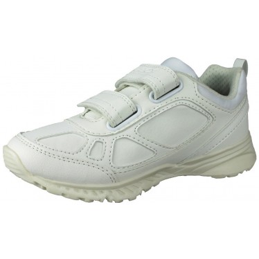 GEOX BERNIE G DEPORTIVA VELCRO  BLANCO