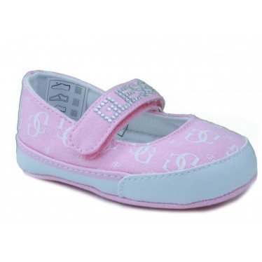 GUESS BAILARINA LONA DE CHICA  ROSA