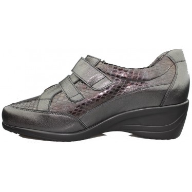DRUCKER CALZAPEDIC MOCASIN CON VELCRO ANCHO Y COMODO  NEGRO