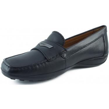 GEOX EURO2 MOCASIN W  NEGRO