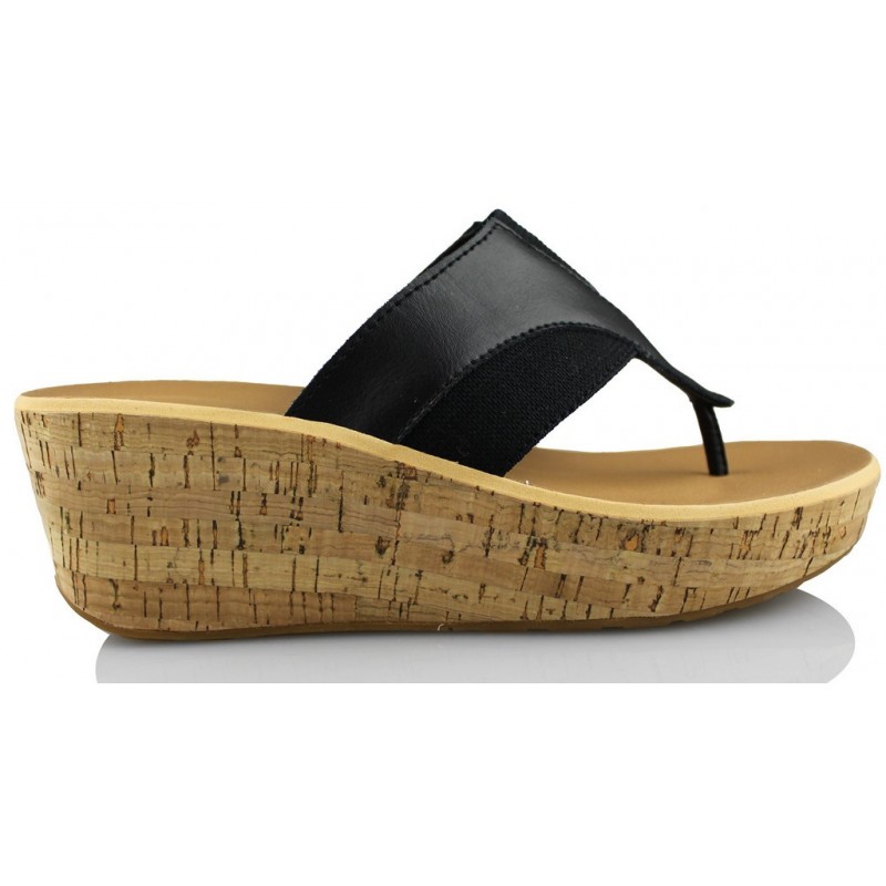 ROCKPORT GORE THONG  NEGRO
