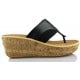 ROCKPORT GORE THONG  NEGRO