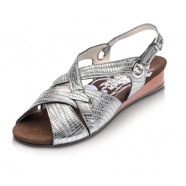 DRUCKER CALZAPEDIC SANDALIA COMODA PLATA