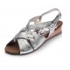 DRUCKER CALZAPEDIC SANDALIA COMODA  PLATA