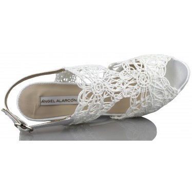 ANGEL ALARCON ZAPATO ELEGANTE  BLANCO