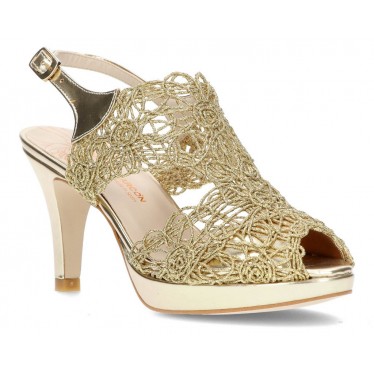 ANGEL ALARCON ZAPATO ELEGANTE  DORADO