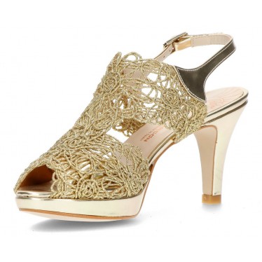 ANGEL ALARCON ZAPATO ELEGANTE  DORADO