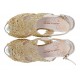 ANGEL ALARCON ZAPATO ELEGANTE  DORADO