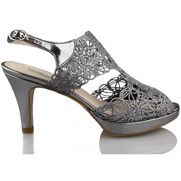 ANGEL ALARCON ZAPATO ELEGANTE GRIS