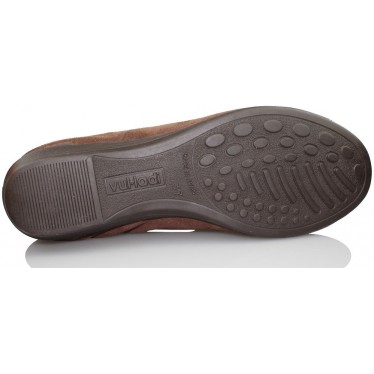 VULLADI SERRAJE NAN MOCASIN COMODO MUJER  MARRON