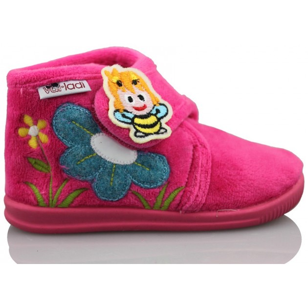 VULLADI PARA CASA DE CHICA VELCRO ROSA