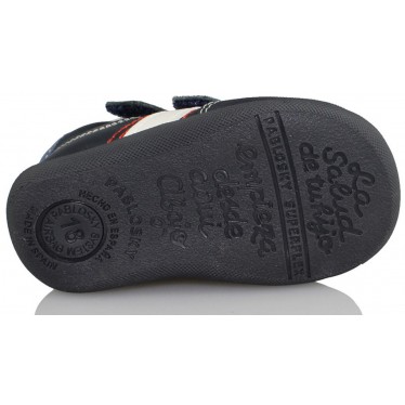 PABLOSKY TOMCAT BOTIN VELCRO  AZUL