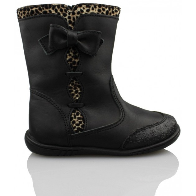 PABLOSKY BOTIN NIÑA LEOPARDO NEGRO
