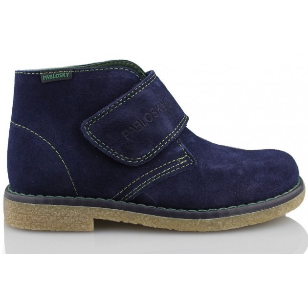 PABLOSKY BOTA NIÑO CIERRE VELCRO AZUL