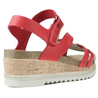 SANDALIAS INTERBIOS FLOWER ROJO