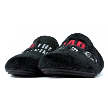 ZAPATILLAS DE CASA VULLADI MONTBLANC THE WALKING DAD NEGRO