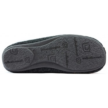 ZAPATILLAS DE CASA VULLADI MUTON EL CAMALEON NEGRO