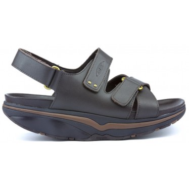 SANDALIAS MBT ROCCO M BLACK COFFE NAPPA