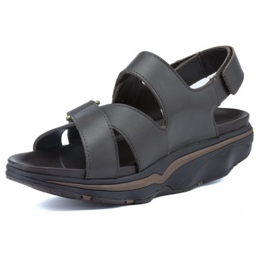 SANDALIAS MBT ROCCO M BLACK COFFE NAPPA